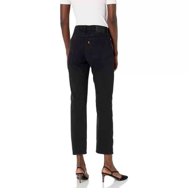 Levis Womens Premium Wedgie Straight JeansStandard Black Sprout