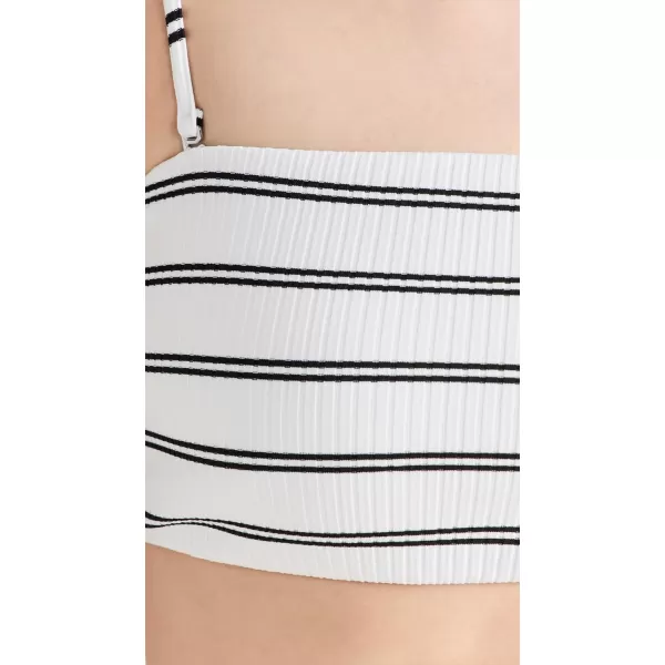 Madewell Womens Nic Bikini TopDouble Stripe Lighthouse