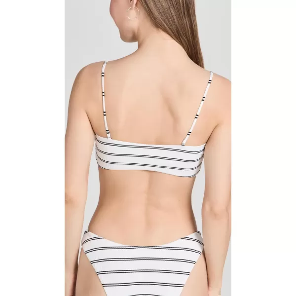 Madewell Womens Nic Bikini TopDouble Stripe Lighthouse