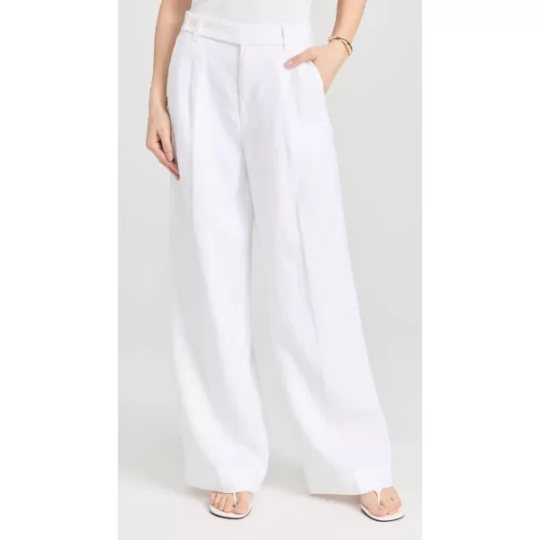 Madewell Womens The Harlow WideLeg PantsEyelet White