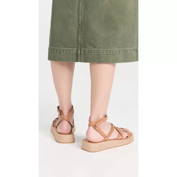 Madewell Womens The Sabrina Flat Form SandalDesert Camel