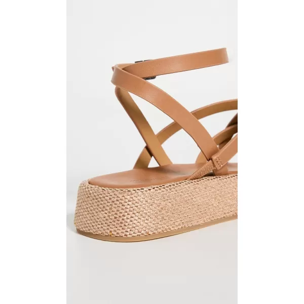 Madewell Womens The Sabrina Flat Form SandalDesert Camel