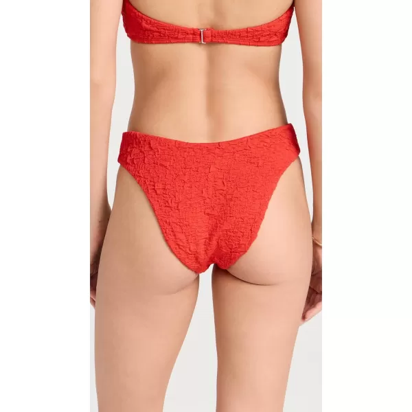 Mara Hoffman Womens Cece Bikini BottomsRed