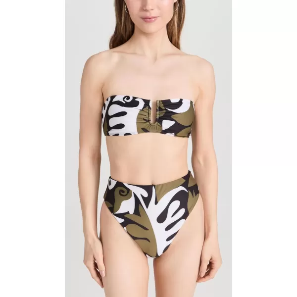 Mara Hoffman Womens Cruz Bikini TopAssana Print