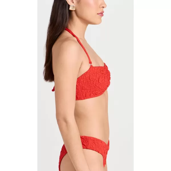 Mara Hoffman Womens Cruz Bikini TopRed