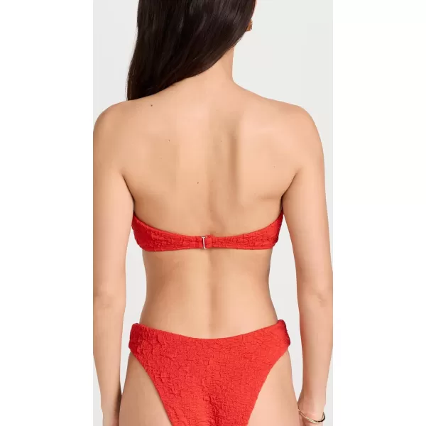 Mara Hoffman Womens Cruz Bikini TopRed