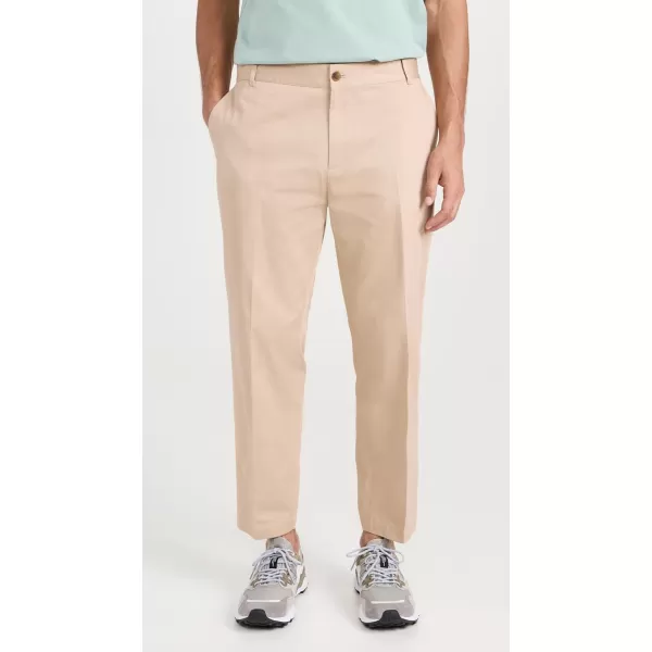 Mens Straight Chino PantsLight Beige