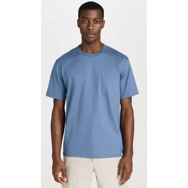 Norse Projects Mens Pocket TShirtFog Blue