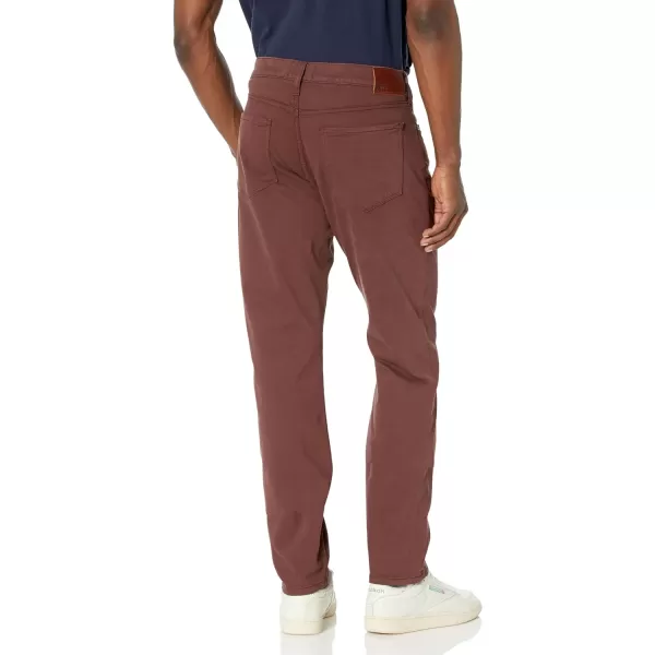 PAIGE Mens Federal Slim Straight Twill PantsDeep Aubergine