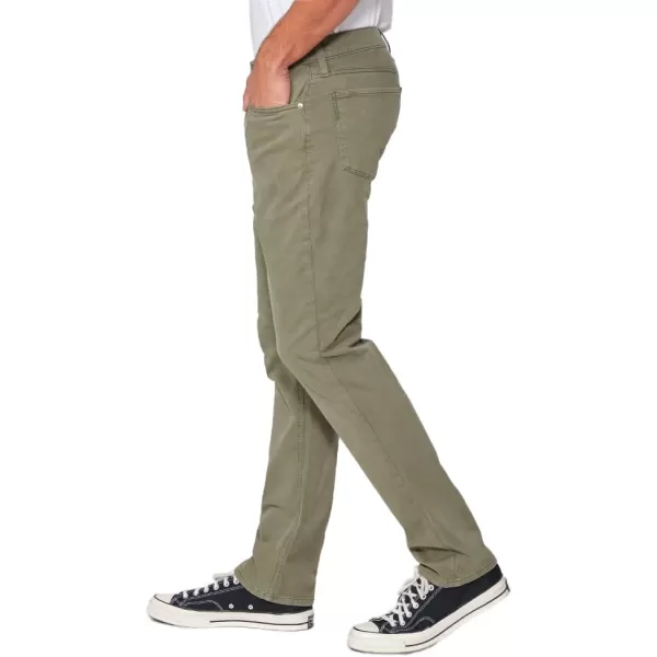 PAIGE Mens Federal Slim Straight Twill PantsMossy Stone