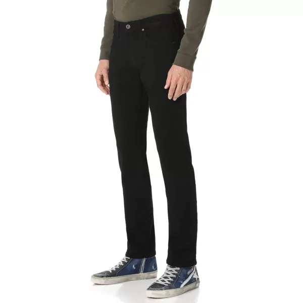 PAIGE Mens Federal Transcend Slim Straight JeansBlack Shadow