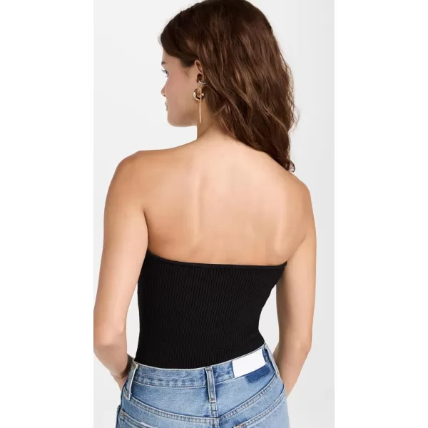 Pixie Market Womens Cass Knit Bustier TopBlack