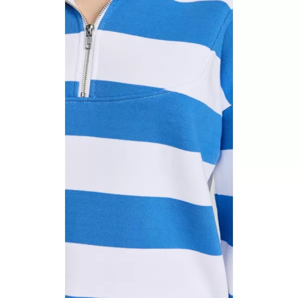 Rails Womens Parker SweatshirtOcean Rugby Stripe