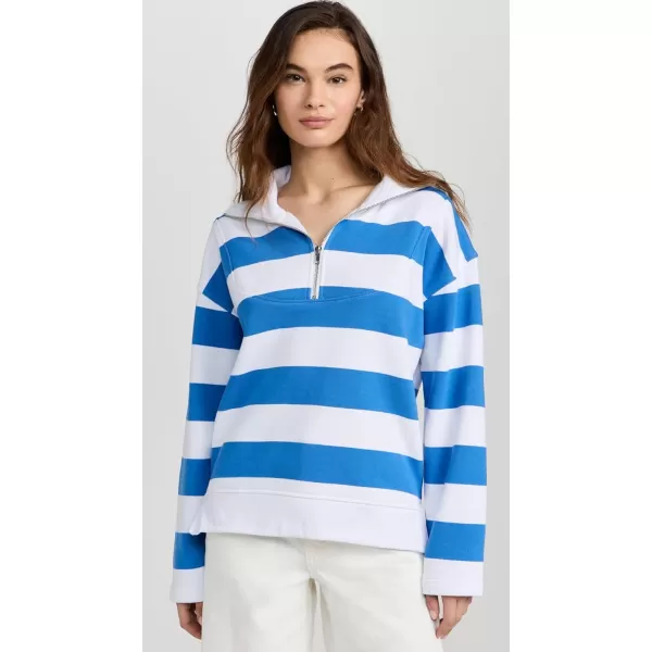 Rails Womens Parker SweatshirtOcean Rugby Stripe