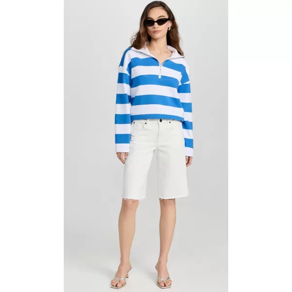 Rails Womens Parker SweatshirtOcean Rugby Stripe