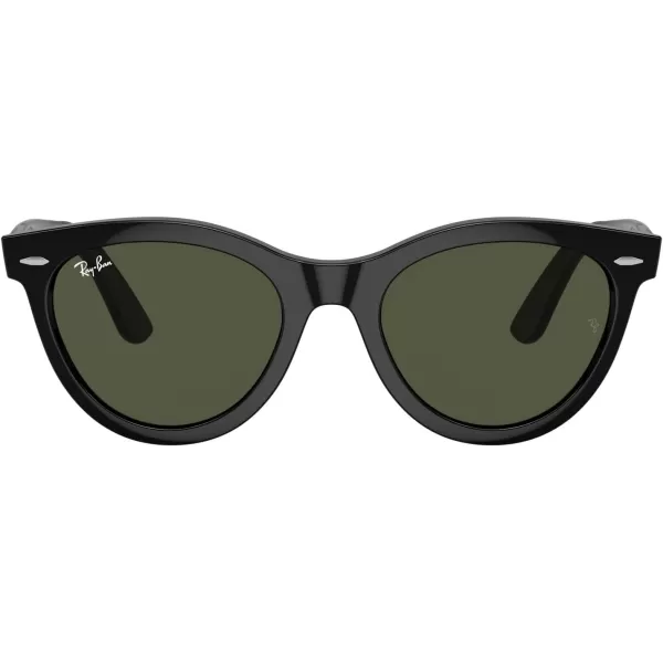 RayBan Rb2241 Wayfarer Way Round SunglassesBlackGreen