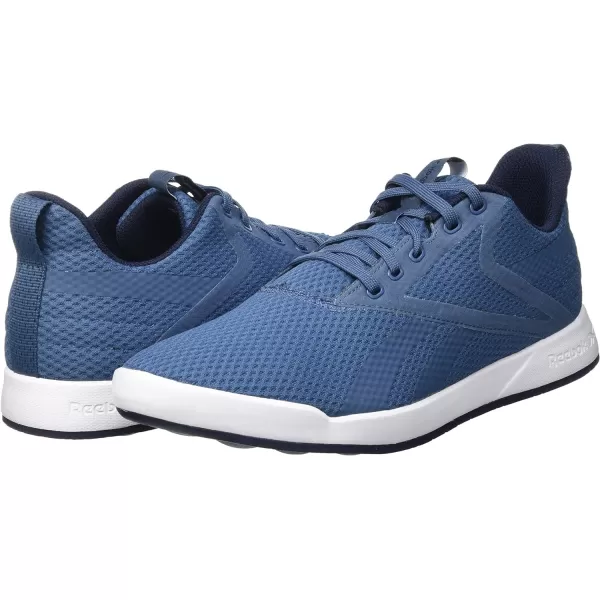 Reebok Classic Leather Women Training Running ShoesBrave Blue Vector Navy White