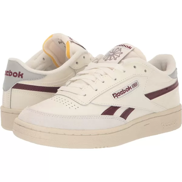 Reebok Classic Leather Women Training Running ShoesChalkClassic MaroonPure Grey