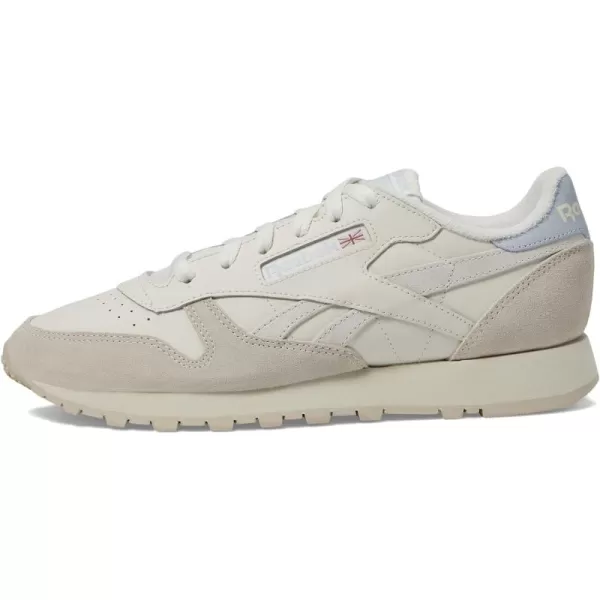 Reebok Classic Leather Women Training Running ShoesChalkVintage ChalkFeel Good Blue