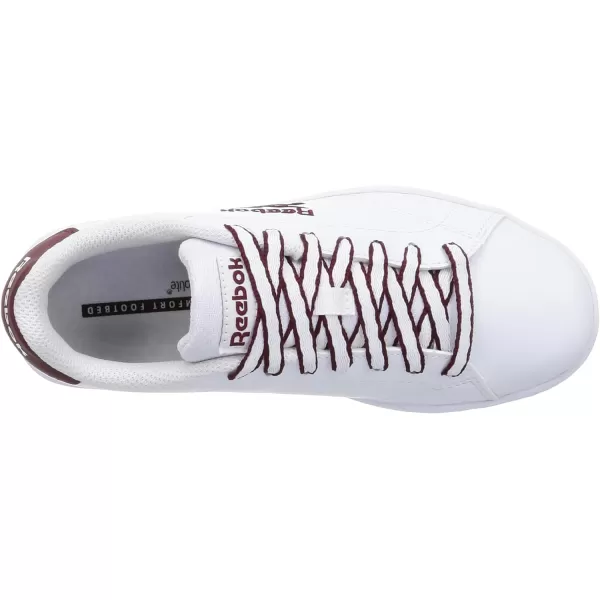 Reebok Classic Leather Women Training Running ShoesFtwr White Classic Maroon F23 Ftwr White