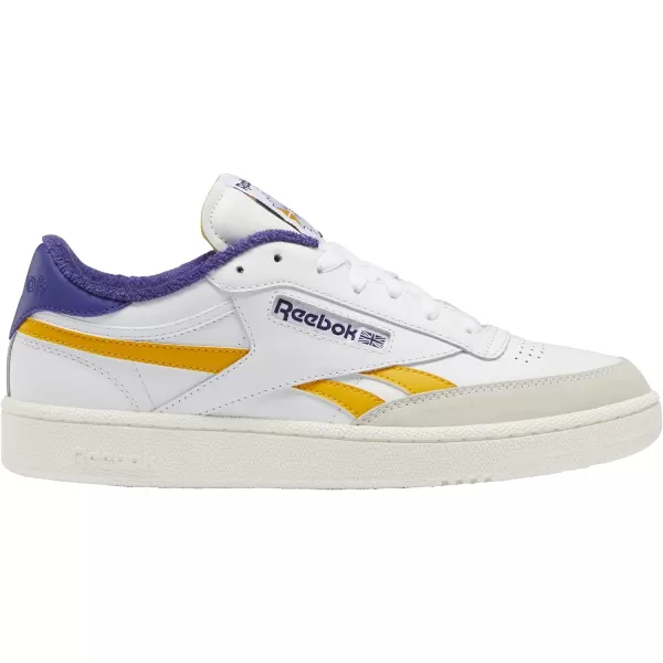 Reebok Classic Leather Women Training Running ShoesFtwr WhiteCollegiate GoldBold Purple