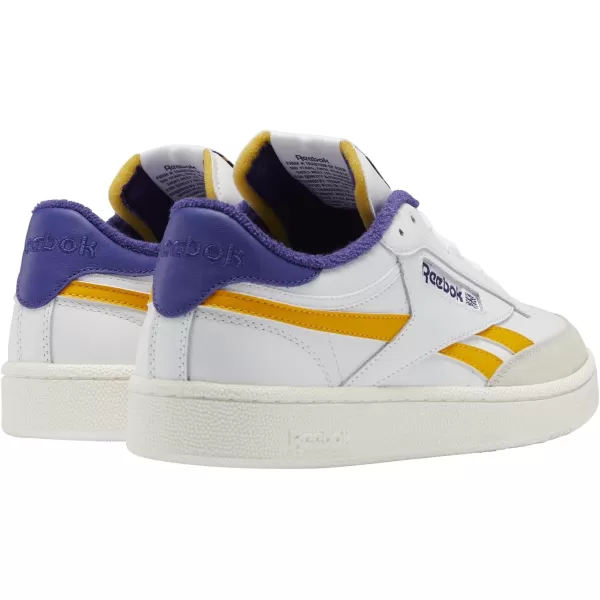 Reebok Classic Leather Women Training Running ShoesFtwr WhiteCollegiate GoldBold Purple