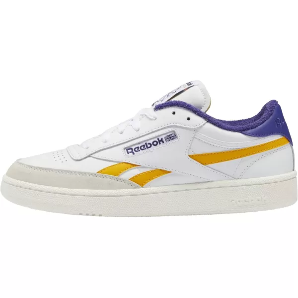 Reebok Classic Leather Women Training Running ShoesFtwr WhiteCollegiate GoldBold Purple