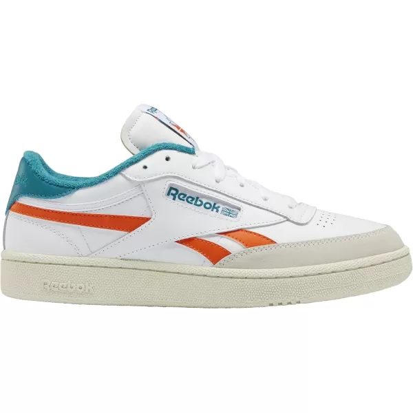 Reebok Classic Leather Women Training Running ShoesFtwr WhitePump OrangeSeaport Teal