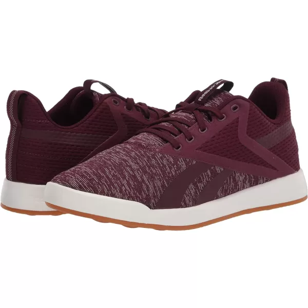 Reebok Classic Leather Women Training Running ShoesMaroonChalk