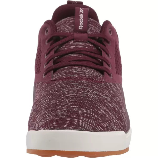 Reebok Classic Leather Women Training Running ShoesMaroonChalk