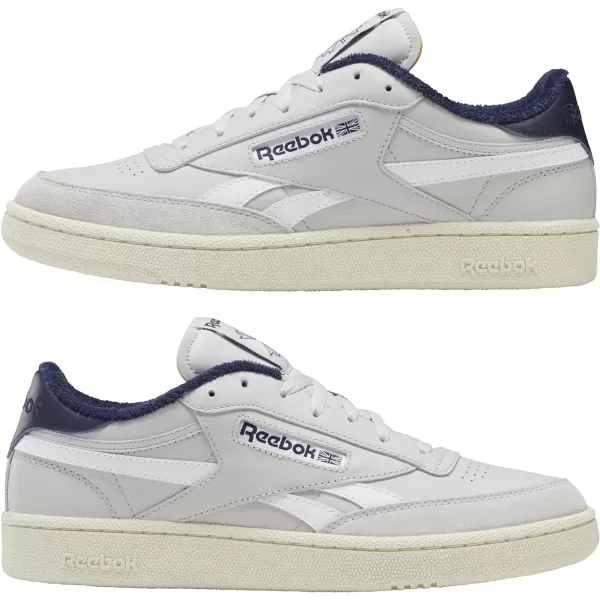 Reebok Classic Leather Women Training Running ShoesPure Grey 2Vector NavyAlabaster