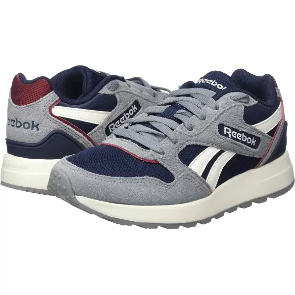 Reebok Classic Leather Women Training Running ShoesVector Navy Chalk Classic Burgundy