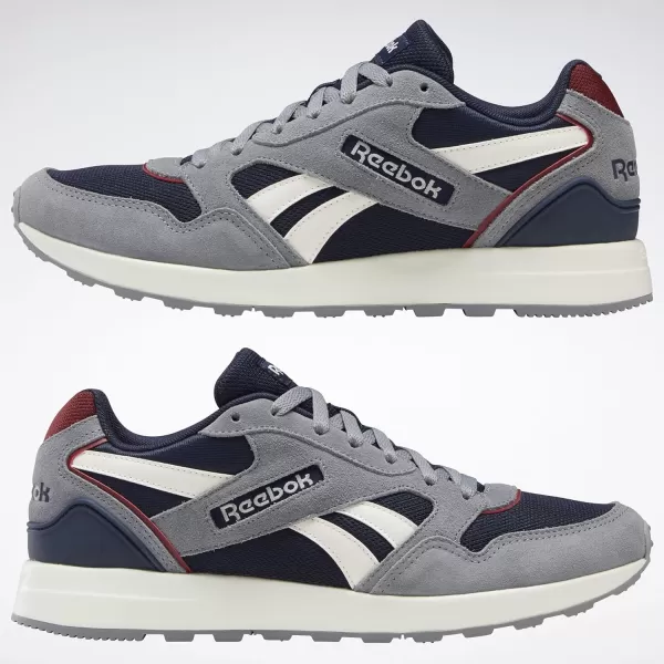 Reebok Classic Leather Women Training Running ShoesVector Navy Chalk Classic Burgundy