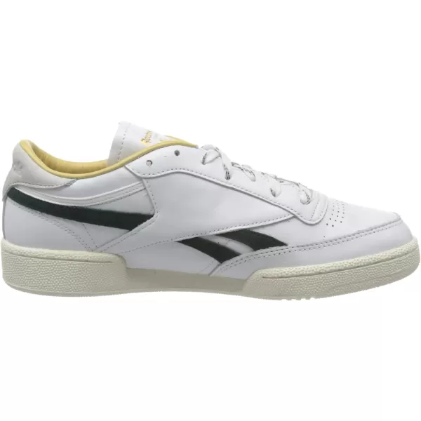 Reebok Classic Leather Women Training Running ShoesWhite Gold Met Forest Green