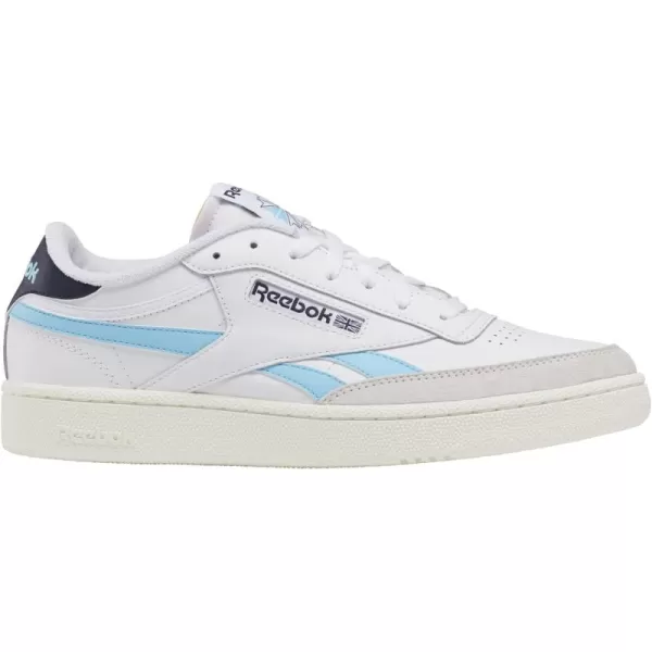 Reebok Classic Leather Women Training Running ShoesWhiteFeel Good BlueVector Navy