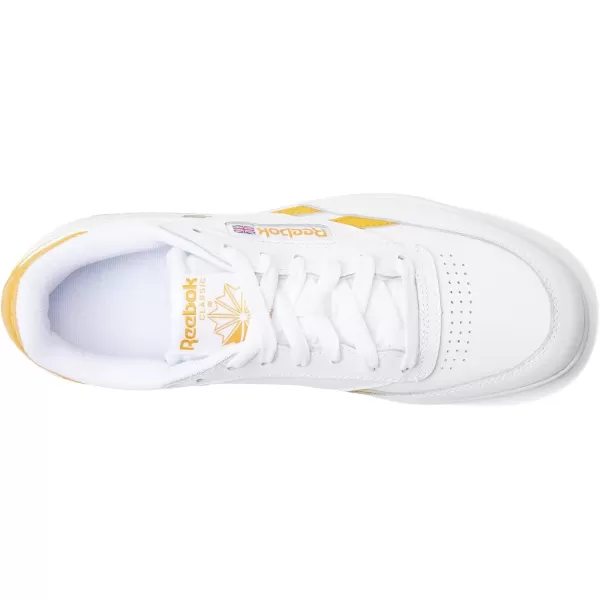 Reebok Womens Club C Double SneakerWhiteBright OchreGum