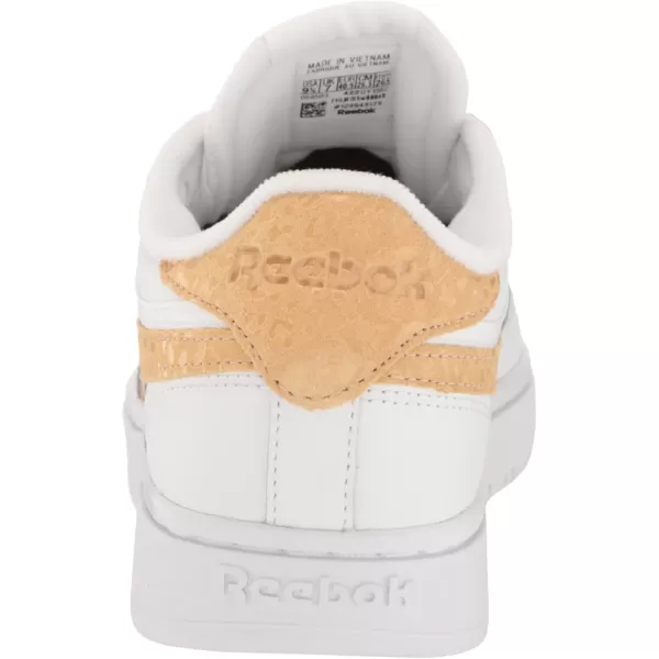 Reebok Womens Club C Double SneakerWhiteSahara