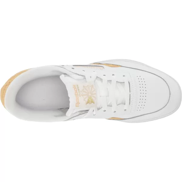 Reebok Womens Club C Double SneakerWhiteSahara