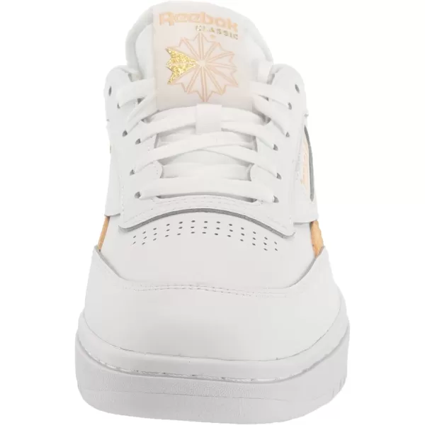 Reebok Womens Club C Double SneakerWhiteSahara