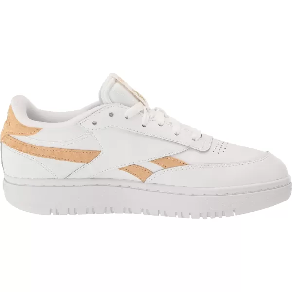 Reebok Womens Club C Double SneakerWhiteSahara