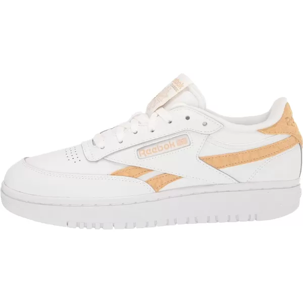 Reebok Womens Club C Double SneakerWhiteSahara