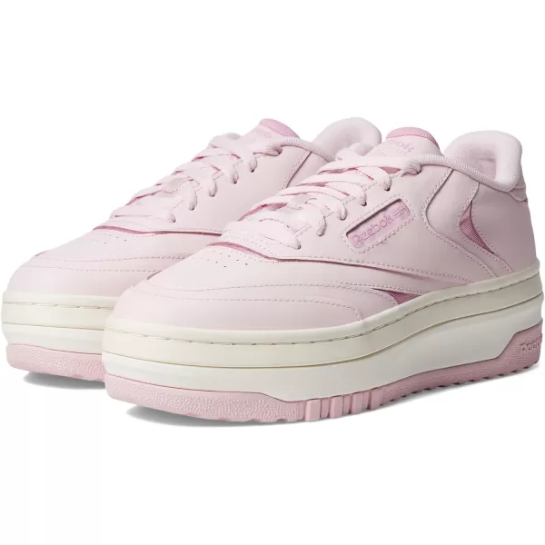 Reebok Womens Club C Extra SneakerAshen LilacChalkJasmine Pink