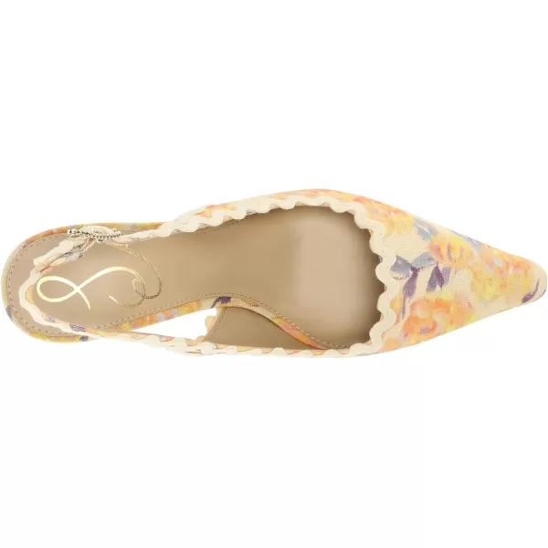 Sam Edelman Womens Bianka Slingback PumpApricot Multi