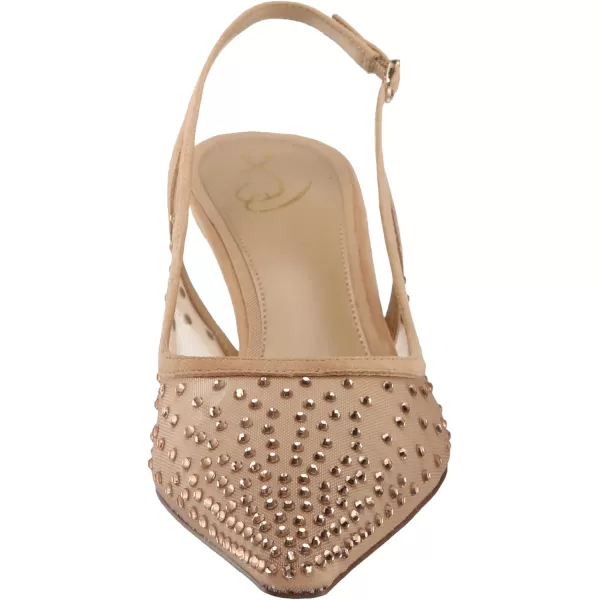 Sam Edelman Womens Bianka Slingback PumpBeechwood Glitz Mesh