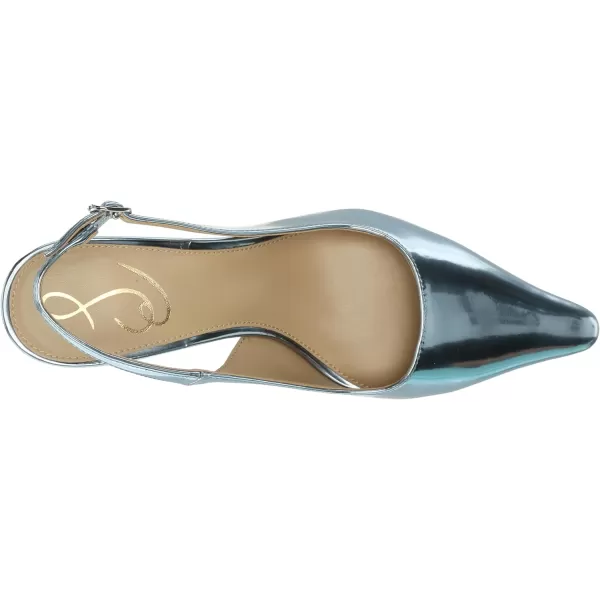 Sam Edelman Womens Bianka Slingback PumpMetallic Sky