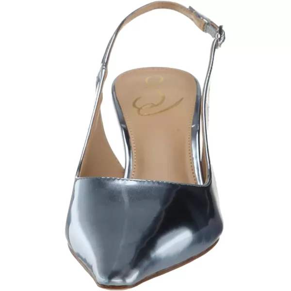 Sam Edelman Womens Bianka Slingback PumpMetallic Sky