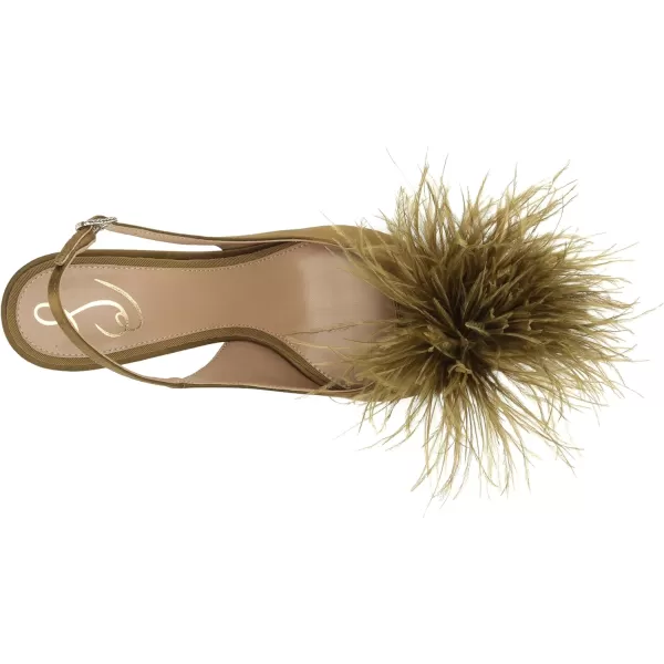 Sam Edelman Womens Bianka Slingback PumpOlive Feather