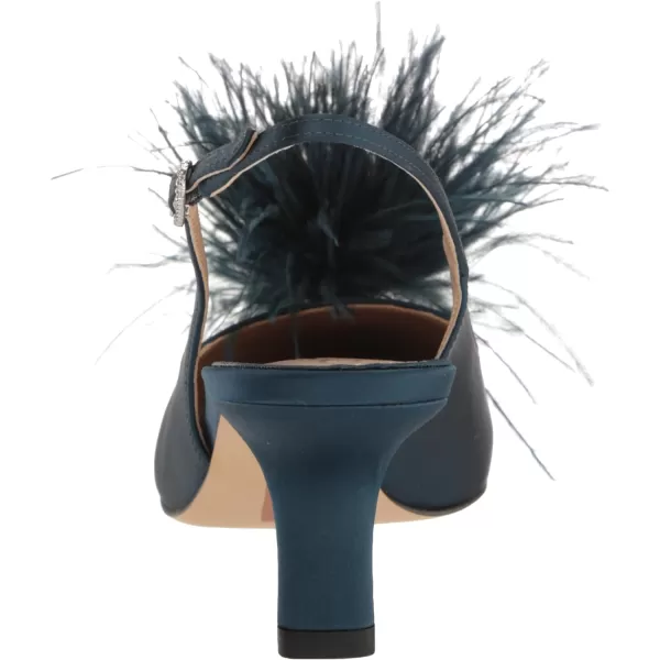 Sam Edelman Womens Bianka Slingback PumpPacific Navy Feather