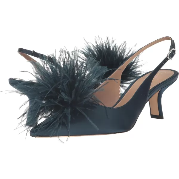 Sam Edelman Womens Bianka Slingback PumpPacific Navy Feather