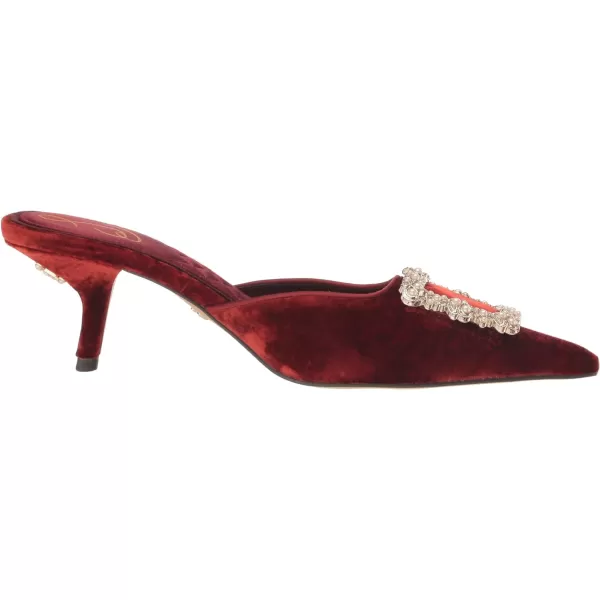 Sam Edelman Womens Brit Kitten Heel MuleDeep Cherry Luster